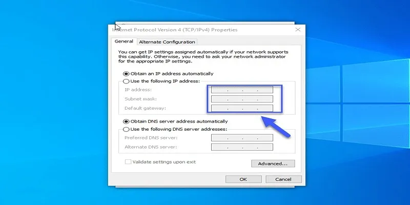 Hướng dẫn đổi IP bằng cách thay thế Proxy của sever